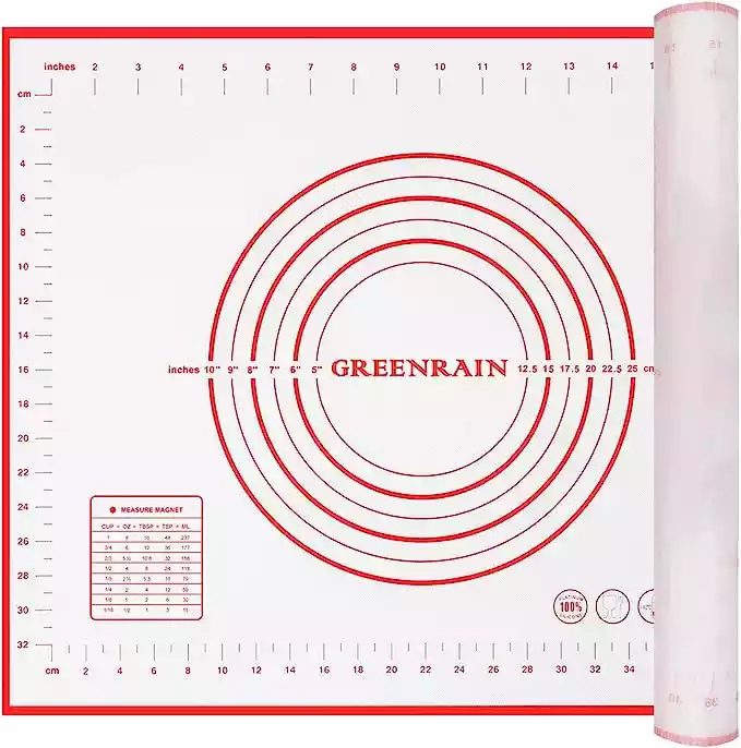 حصيرة معجنات مصنوعة من السيليكون سميكة للغاية غير لاصقة