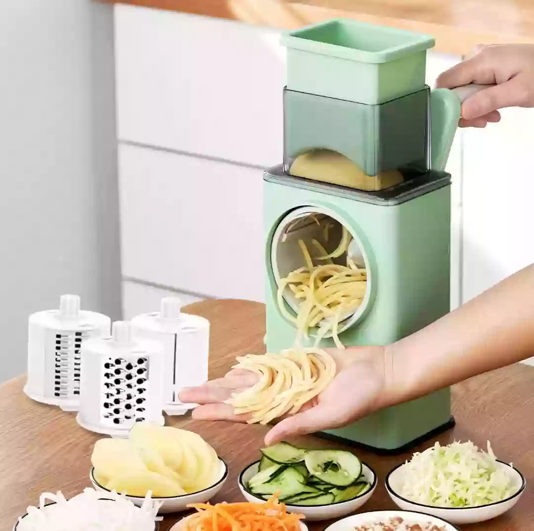 قطاعة خضروات دوارة متعددة الوظائف