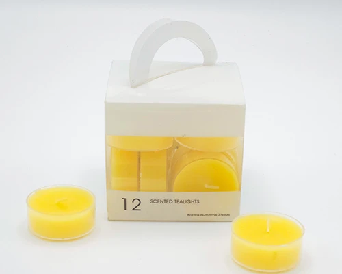 مجموعة شموع معطرة صغيرة (12 قطعة)